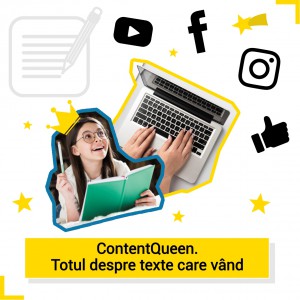 ContentQueen.Totul despre texte care vând - Szkoła sztuki cyfrowej dla dzieci w wieku od 8 do 15 lat