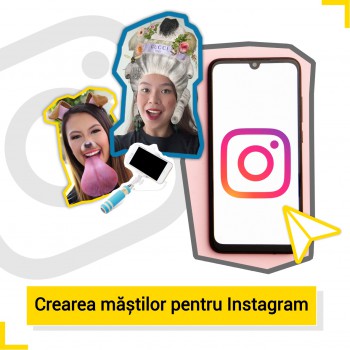 Crearea măștilor pentru Instagram  - Szkoła sztuki cyfrowej dla dzieci w wieku od 8 do 15 lat
